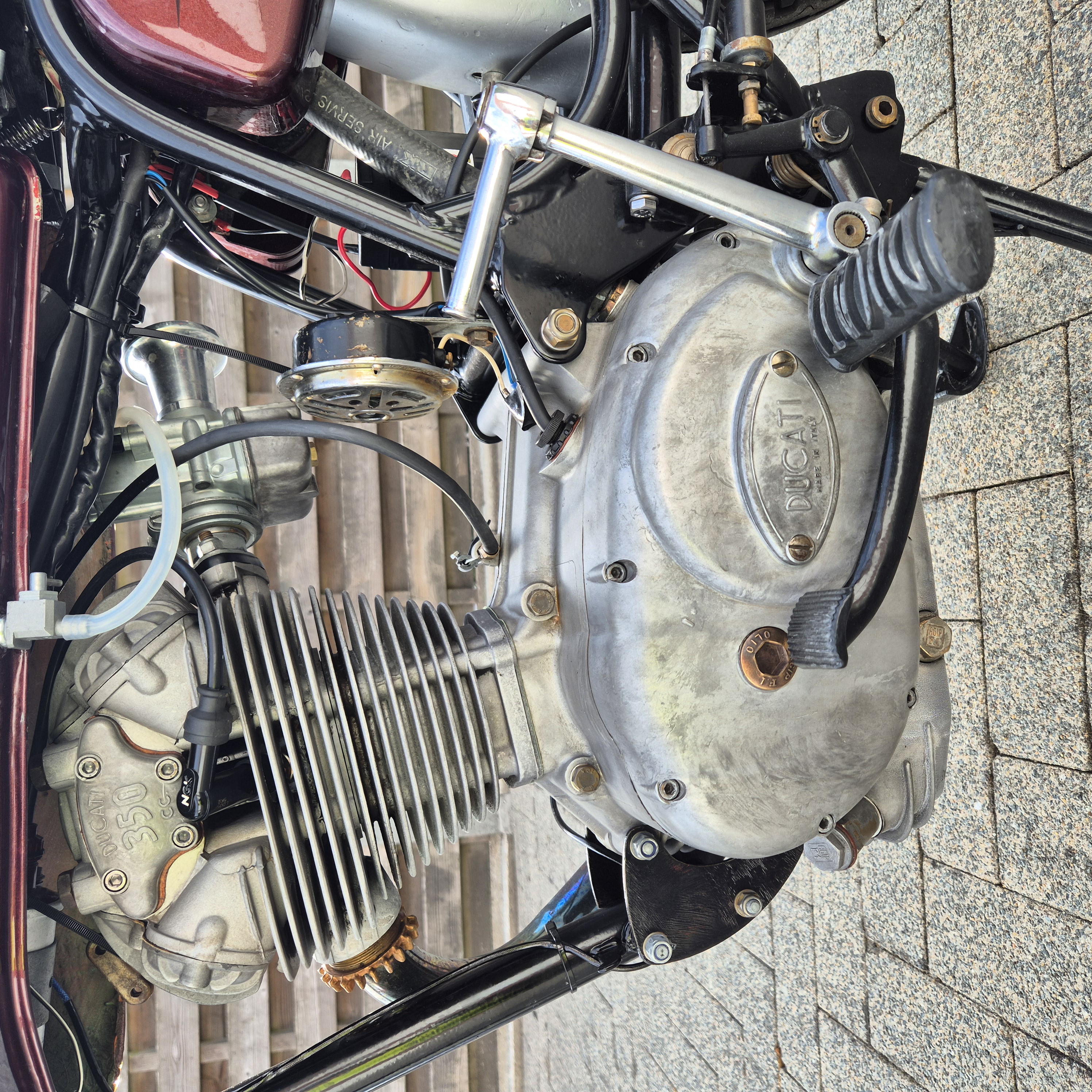1970 Ducati Mark 3 Wide Case – Exemplaire impeccable avec jantes Borrani et carburateur Dell'Orto
